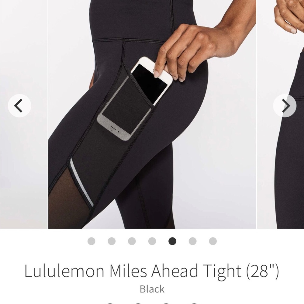 #20 Lululemon miles ahead leggings🍋